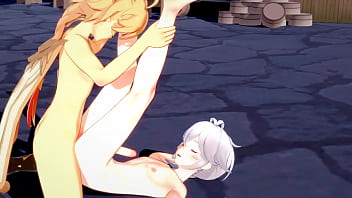 Địt Nhau Gay Aether Và Kazuha Trong Genshin Impact